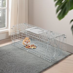 Trappola Pieghevole Robusta da 24 Pollici per Animali Vivi, Trappola Umana per Procioni, Gatti e Scoiattoli con Maniglia per Conigli e Gatti Randagi - Product Image 5