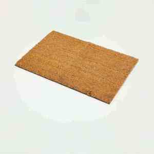 Tapis de porte en fibre de coco tufté, fabriqué à la machine, écologique, avec dos antidérapant en caoutchouc pour usage domestique et hôtelier - Product Image 3