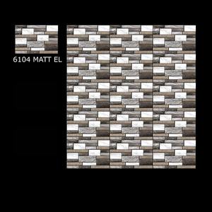 Modern Pattern Ceramic Glazed <b>Wall</b> Tiles Satin Finish Stone Imitation Texture Outdoor Kitchen Design 25x37.5cm Rectified - Product Image 5