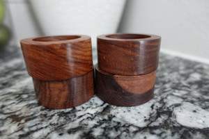 Anillos de Servilleta de Madera Rústica Pulida para Mesas de Boda Elegantes, Decoración Ecológica y Duradera para Fiestas, Venta al Por Mayor - Product Image 2