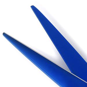 Tijeras de barbero de la mejor calidad para diestros, de 5.5 pulgadas, para corte de cabello, de uso profesional, color azul. - Product Image 4
