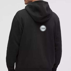 Cotton Hooded Collar Drawstring Hoodies Pullover Sweatshirts 80% <b>Combed</b> Cotton 20% Polyester Hoodie Hoodies - Product Image 4