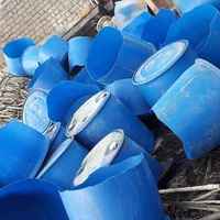 Déchets de fûts en plastique