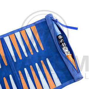 Leather <b>Backgammon</b> Game for Travel Durable Leather <b>Backgammon</b> Roll - Product Image 3