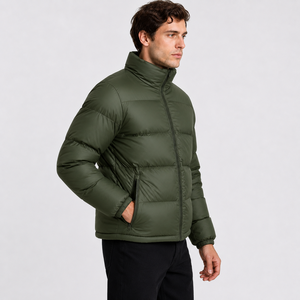 <b>Men</b>’s Padded Puffer <b>Jacket</b> Winter Hooded Quilted Coat Warm Insulated <b>Lightweight</b> Windproof Outdoor Casual Cold Weather - Product Image 3