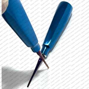 ชุดอุปกรณ์ถอนฟันแบบยก (Dental Elevator) สีน้ำเงิน สแตนเลสสตีล พร้อมด้ามจับแบบ Luxating และแบบ Serrated สำหรับการถอนฟัน ขายดี - Product Image 4