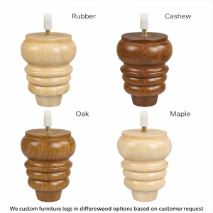 Classic Style Wooden Furniture Leg Solid <b>Wood</b> Sofa Chair Cabinet Replacement Leg Smooth Surface Heavy Duty - Product Image 3