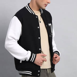 Veste varsity pour homme, mode quotidienne, style streetwear, veste varsity décontractée pour homme - Product Image 6