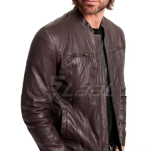 Outdoor Ready Durable <b>Jacket</b> With Soft Comfort Fit <b>Men</b> <b>Leather</b> <b>Jacket</b> Trendy Winter <b>Jacket</b> <b>Men</b> <b>Leather</b> <b>Jacket</b> - Product Image 5