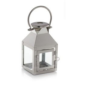 Lanterne en métal et verre blanche de luxe, tendance, de qualité supérieure, finition premium, pour la maison et l'hôtel, vente directe d'usine - Product Image 4