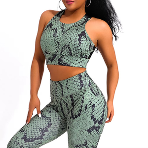 Conjunto de Yoga, Ropa Deportiva para Gimnasio, Ropa Deportiva Femenina, Leggings para Entrenamiento, Ropa Deportiva, Servicio OEM, Personalización - Product Image 2