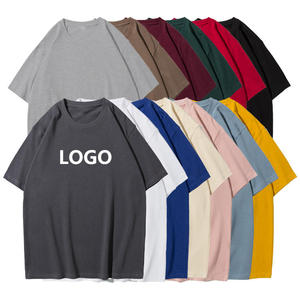 T-shirt surdimensionné personnalisé en coton épais 230GSM 280GSM 300GSM 320GSM 100% coton à épaules tombantes - Product Image 1