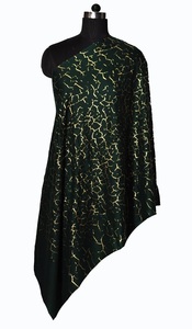 Fine <b>Wool</b> Foil Printed Stole scarf Women's Fashion Long custom print Scarf - Product Image 6