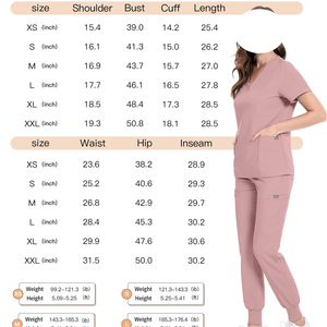 ชุดยูนิฟอร์มแพทย์ ชุดพยาบาลโรงพยาบาล ชุดสครับพร้อมปักโลโก้ ขายส่ง ชุดสครับแพทย์ Shaghaf Sports Wear Impex Sc2 โพลีเอสเตอร์ 100% - Product Image 6