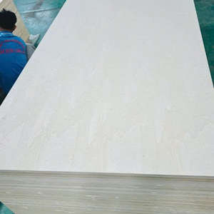 Panneaux de contreplaqué peuplier à double pressage à chaud, design moderne, âme en caoutchouc, épaisseur 12, 15, 18, 21 mm, panneau de meuble E0 sans formaldéhyde - Product Image 1