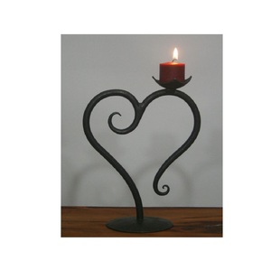 ARTISAN LIVING CREATION Candelabro Redondo Moderno de Hierro Negro Hecho a Mano, Resistente al Calor y Duradero, para Decoración de Mesa de Boda - Product Image 2
