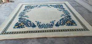 Alfombra de Lana Pura Hecha a Mano con Diseños Florales Únicos, Super Tufted, para Sala de Estar, Pasillo y Área de Estar - Product Image 5