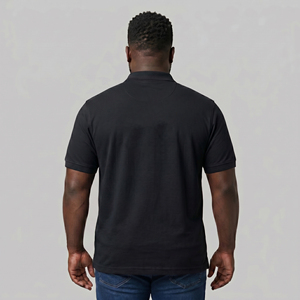 Breathable Yellow Black Collar Men's for Shirts Logo Embroidery Knitted Pique Short Sleeve Casual 2023 - Product Image 2