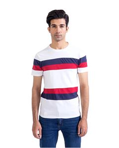 T-shirt décontracté à manches courtes pour homme, respirant, 100% coton - Product Image 1