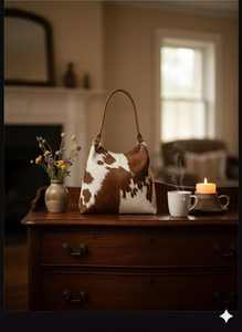 กระเป๋าถือหนังแท้ขนสัตว์สั่งทำพิเศษสำหรับผู้หญิง กระเป๋าถือหนังพรีเมียมขนสัตว์ รุ่น LHTB-0085 - Product Image 6