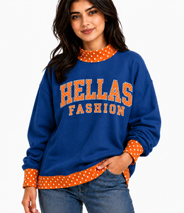 Sudadera de cuello alto para mujer al por mayor, ligera, de algodón polar, con logo personalizado, informal, para invierno, hombros caídos, proveedor de fábrica - Product Image 1