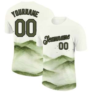 Maillot de baseball personnalisé entièrement imprimé unisexe 100% polyester respirant Nom d'équipe 00 Nom et numéro personnalisés Toutes saisons - Product Image 1