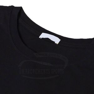 T-shirt pour femme, noir uni, coupe ample, manches courtes, col rond, 100% coton jersey, respirant, style minimaliste, toutes saisons - Product Image 6