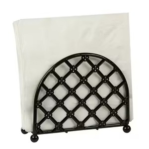 Decorative Premium Quality Metal Napkin Stand For Dining <b>Table</b> And Kitchen Elegant Tissue Stand For Home Office And Restaurant - Product Image 6
