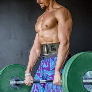 Comfortable Adjustable Heavy Duty Breathable Nylon Lever <b>Belt</b> with Protection for Weightlifting and Daily Workouts - Product Image 5