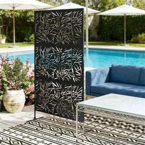 Schermo per la privacy da esterno nero, schermo per piante rampicanti e divisorio per ambienti - Categoria prodotto - Product Image 1