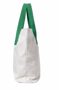 Sac fourre-tout pliable en toile de coton recyclé, imprimé avec logo personnalisé, écologique, à fermeture épaule, très vendu - Product Image 6