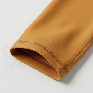 Leggings de sport taille haute pour femme, couleur personnalisable, sans couture, effet froncé aux fesses, en tissu tricoté, pour entraînement, fitness et gym - Product Image 6