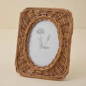 Modern Design Rattan Photo <b>Frame</b> Rattan <b>Picture</b> <b>Frame</b> Woven Photo <b>Frame</b> Natural Rattan Photo <b>Frame</b> At Factory <b>Wholesale</b> Price - Product Image 6