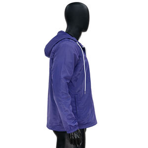 เสื้อแจ็คเก็ตกันลมแบบมีฮู้ดสำหรับฤดูหนาว ผ้าแคนวาสคุณภาพสูง กันน้ำ กันลม เหมาะสำหรับการเดินป่า บริการ OEM พร้อมโลโก้ด้านหน้า - Product Image 2