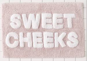 Tapis de bain 100 % coton tufté avec motif œil porte-bonheur et lettres – Tapis de salle de bain doux, absorbant, antidérapant et lavable pour la maison et l'hôtel - Product Image 5