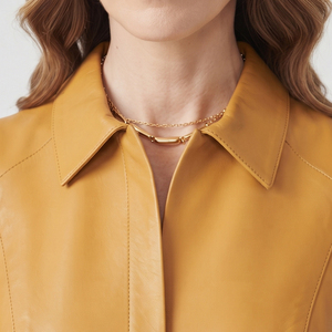 Women Leather Sleeveless Dress Turn-Down Collar Button Up Sleeveless Leather Long Dresses Top Women's - Product Image 5