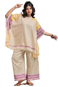 Premium <b>Linen</b> Women Co-ord Set Digital Print Summer Wear Office Wear - Product Image 1