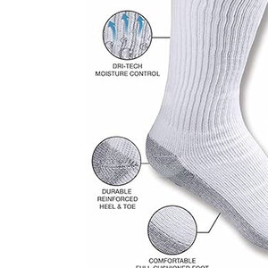 Calcetines Deportivos con Suela Acolchada, Absorción de Humedad, Transpirables, Cómodos, para Gimnasio, Correr, Actividades al Aire Libre y Uso Diario - Product Image 4