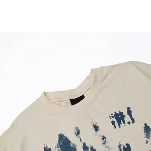 T-shirt tendance personnalisé en sérigraphie, vente en gros, tissu 100% coton premium et impression frontale, style streetwear ou décontracté, unisexe - Product Image 5