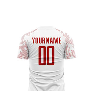Ensemble maillot et short de football personnalisé avec logo OEM, technique de sublimation, 100 % polyester, séchage rapide, hautement recommandé pour les équipes. - Product Image 6