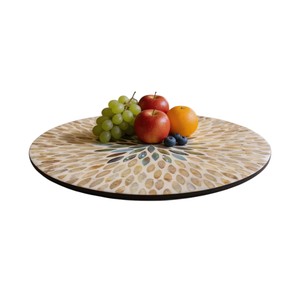 ถาดหมุนฝังเปลือกหอยกาบปะการัง - Product Image 3