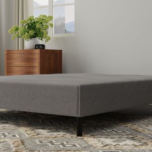 Base de Cama Queen en Negro y Gris, Resistente, con Tapicería Confortable - Product Image 5