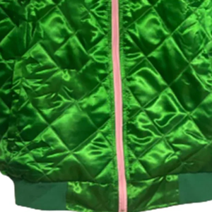 Chaqueta Bomber Universitaria de Lana con Símbolos Griegos Personalizados, Reversible, Cuello en V, Tejido de Secado Rápido, Bordado Premium, Cierre Frontal - Product Image 5