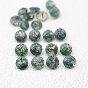 พลอยมอสอาเกตธรรมชาติขนาด4มม.-10มม. พลอยเจียระไนแบบกลมราคาไม่แพงจากตัวแทนจำหน่ายของผู้ผลิต Alibaba - Product Image 4