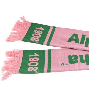 Pink Green <b>Scarf</b> Women Embroidered Letter Fashion Winter Neck Wrap Soft Knit Accessories Casual Stylish Apparel Gift Wear - Product Image 4