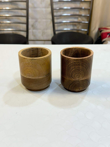 20 Pack Wooden <b>Tealight</b> Candle <b>Holders</b>, Rustic Votive <b>Holders</b> for Weddings, Parties, Birthdays, Holiday Decorations - Product Image 6