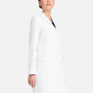 Bata de laboratorio médica ligera para mujer, bata de doctora de alta calidad fabricada en Pakistán - Product Image 2