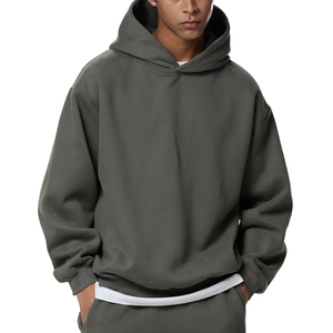 เสื้อฮู้ดดี้ดีไซน์ Crop Design พร้อมโลโก้สั่งทำ ผ้าฟลีซ 350GSM ทรงบ็อกซี่ ไม่มีกระเป๋า - Product Image 2