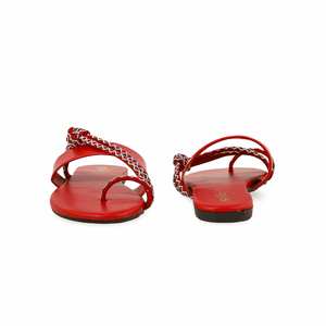 Maroon Casual Mujer Flats CL1920 Chappal - Product Image 2