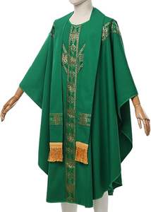 Robes de clergé sur mesure OEM pour les prêtres catholiques, vêtements traditionnels pour les prêtres, chasuble, robe d'église, vêtements respirants - Product Image 2